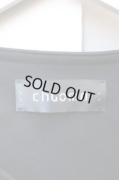 画像6: 【chloma クロマ】üT-BLACK ungravity刺繍ワイドプルオーバートップス BLACK (6)