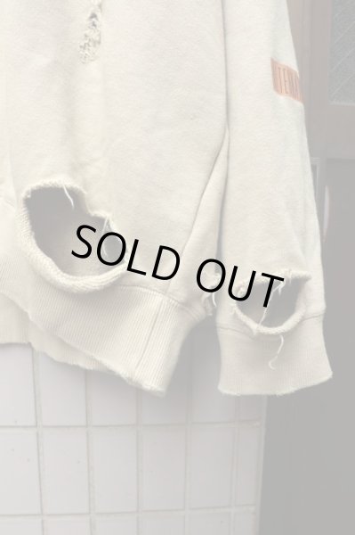 画像4: 【JIeDa ジエダ】SUPER DAMEGE SWEAT スウェット ベージュ (4)