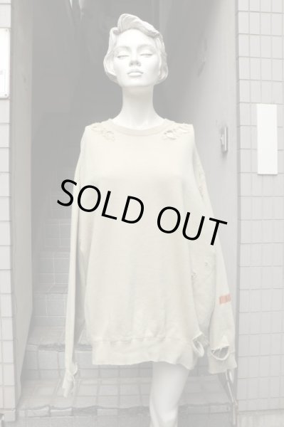 画像7: 【JIeDa ジエダ】SUPER DAMEGE SWEAT スウェット ベージュ (7)