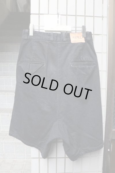 画像2: 【KIDILL キディル】クロップド丈ワイドサルエルデニムパンツ BLACK (2)