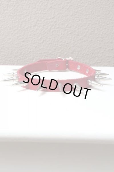 画像3: 【HOMME BOY オムボーイ】スタッズ装飾レザーチョーカー (3)