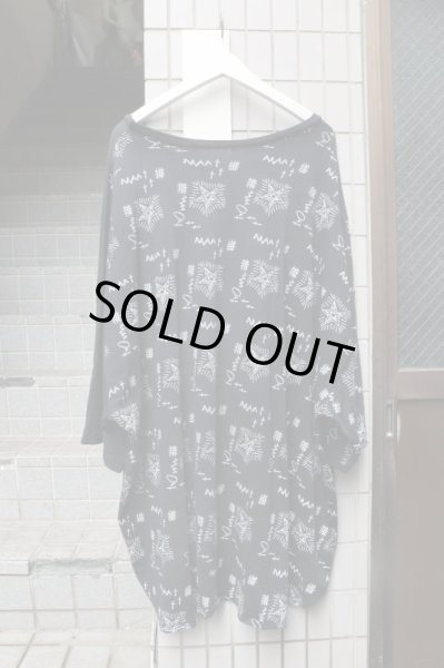 画像2: 【Danile Palillo×GOD'S PREY ダニエルパリッロ】グラフィックプリントオーバーサイズカットソー BLACK (2)