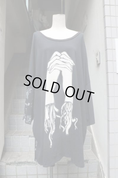 画像7: 【Danile Palillo×GOD'S PREY ダニエルパリッロ】グラフィックプリントオーバーサイズカットソー BLACK (7)