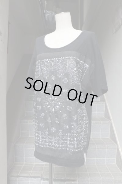 画像5: 【Alexander Lee Chang アレキサンダーリーチャン】バンダナTシャツ ブラック (5)