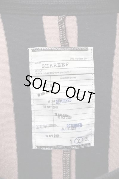 画像4: 【SHAREEF シャリーフ】ストライプ柄半袖ドルマンビッグTシャツ (4)