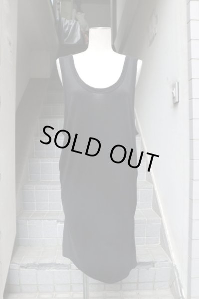 画像4: 【Shinya yamaguchi シンヤヤマグチ】ロングタンクトップ ブラック (4)