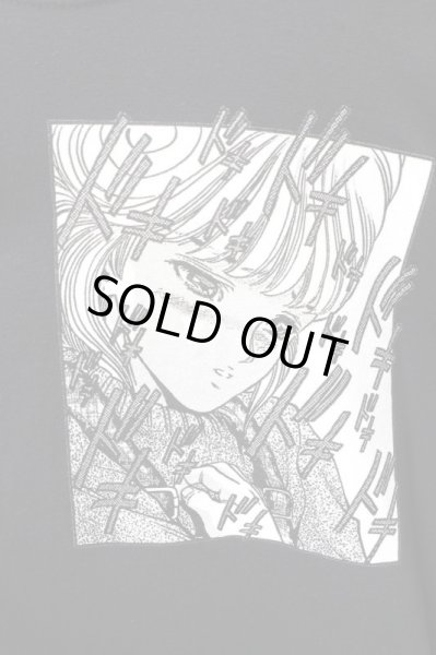 画像4: 【F-LAGSTUF-F×電影少女 フラグスタフ】コラボプリント長袖カットソー ブラック (4)