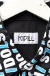 画像4: 【KIDILL キディル】IDOLS柄切替半袖シャツ BLACK (4)
