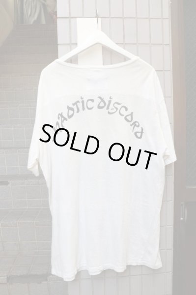 画像2: 【JUVENILE HALL ROLLCALL ジュベナイル ホール ロールコール】国旗プリントビッグTシャツ スモークホワイト (2)