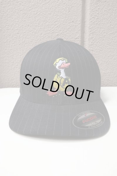 画像2: 【AO アオ】アナーキーダック刺繍キャップ ブラック (2)