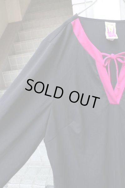 画像3: 【VINTAGE/USED古着】デザインプルオーバートップス (3)