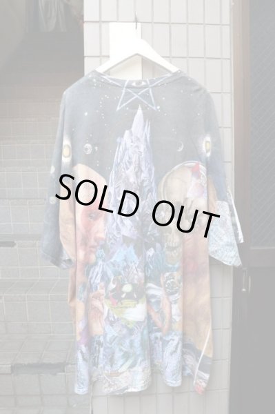 画像2: 【HIRO ヒロ】グラフィック総柄6XLビッグTシャツ (2)