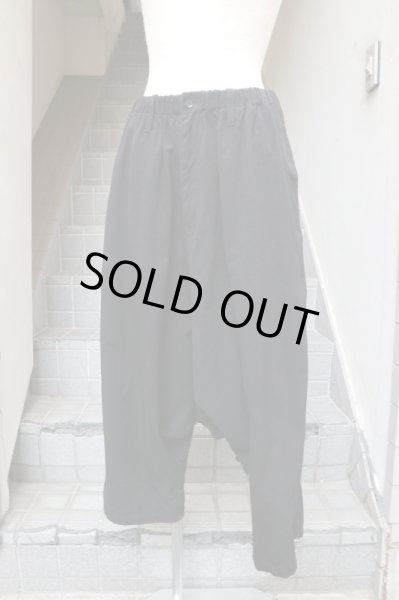 画像5: 【Yohji Yamamoto NOIR ヨウジヤマモト ノアール】2waysサルエルパンツ ブラック (5)