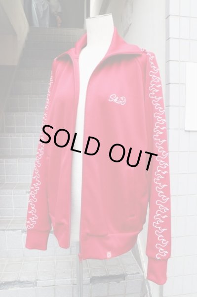 画像8: 【SKIN TOKYO スキン トーキョー】ファイヤーパターン刺繍ジャージブルゾン (8)