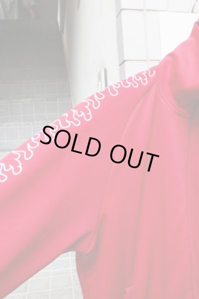 画像4: 【SKIN TOKYO スキン トーキョー】ファイヤーパターン刺繍ジャージブルゾン (4)