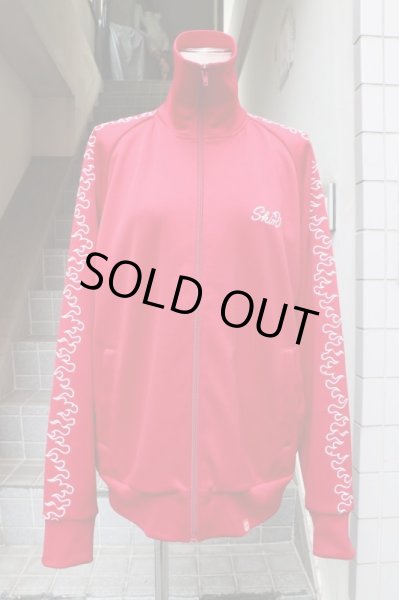 画像7: 【SKIN TOKYO スキン トーキョー】ファイヤーパターン刺繍ジャージブルゾン (7)