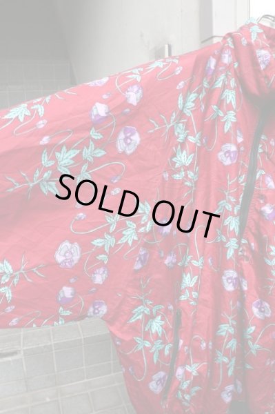 画像3: 【VINTAGE/USED古着】80's総柄シルクブルゾン (3)