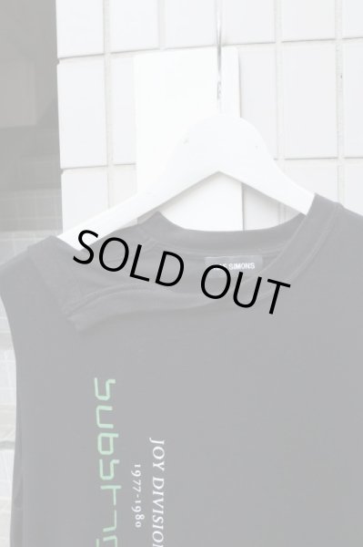 画像7: 【RAF SIMONS×JOY DIVISION ラフシモンズ×ジョイディヴィジョン】切替デザインロングノースリーブカットソー (7)
