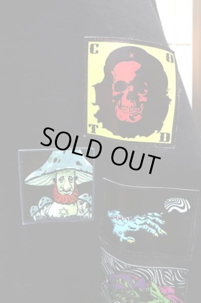 画像7: 【PSYCHO WORKS サイコワークス】グラフィックパッチ装飾スウェットビッグパーカー (7)