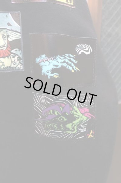 画像8: 【PSYCHO WORKS サイコワークス】グラフィックパッチ装飾スウェットビッグパーカー (8)