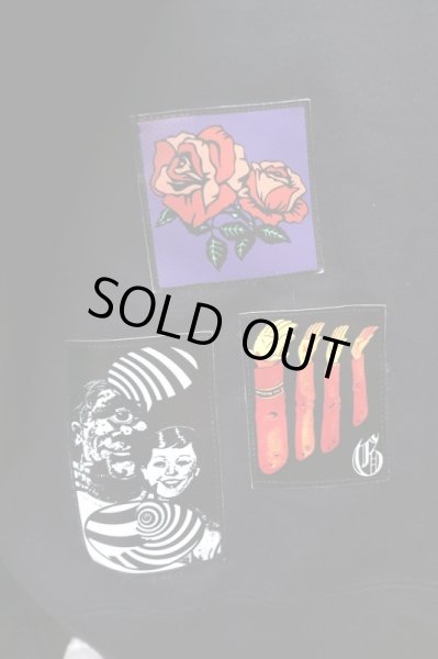 画像6: 【PSYCHO WORKS サイコワークス】グラフィックパッチ装飾スウェットビッグパーカー (6)