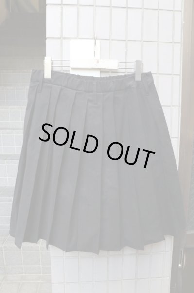 画像2: 【BALMUNG バルムング】グラフィックプリントプリーツスカート BLACK (2)