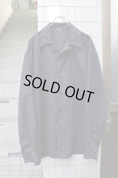 画像3: 【VINTAGE/USED古着】刺繍柄開襟スウェードビッグシャツ (3)