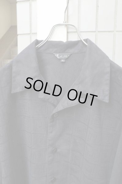 画像5: 【VINTAGE/USED古着】刺繍柄開襟スウェードビッグシャツ (5)