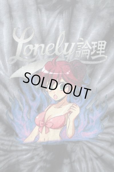 画像3: 【LONELY 論理】タイダイ柄アニメキャラプリントビッグTシャツ (3)