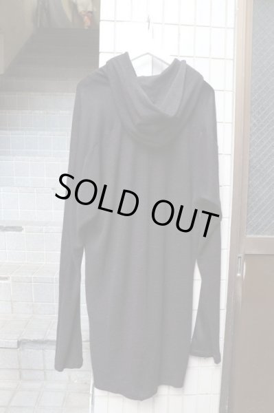 画像2: 【JULIUS ユリウス】カッティング切替プルオーバーニットパーカー (2)