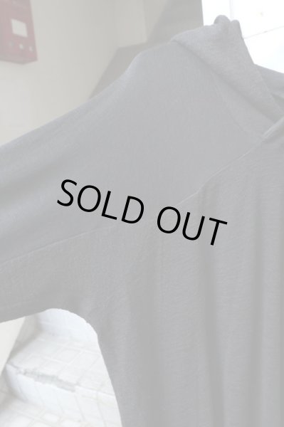 画像3: 【JULIUS ユリウス】カッティング切替プルオーバーニットパーカー (3)