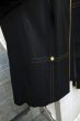 画像4: 【VINTAGE/USED古着】ステッチラインデザインジャケット BLACK×YELLOW (4)