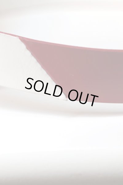 画像5: 【KIDILL キディル】HUMPHREY Long Belt RED×WHITE レザーロングベルト (5)