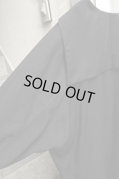 画像6: 【BALMUNG バルムング】ビッグセーラーシャツトップス BLACK (6)