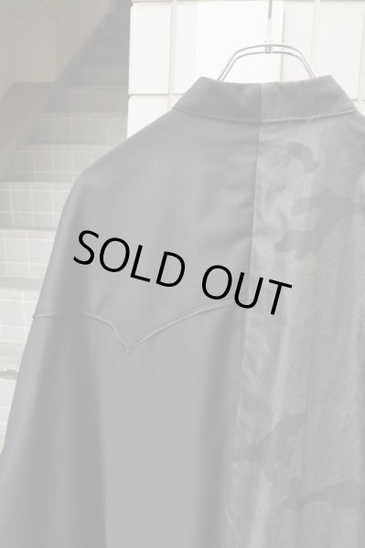 画像7: 【KIDILL キディル】2-Type Docking Shirts ドッキングデザインビッグシャツ (7)