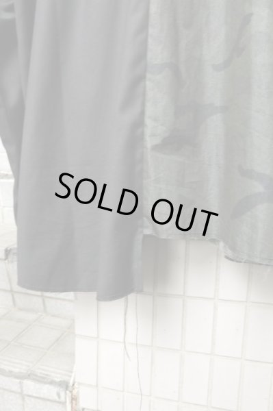 画像8: 【KIDILL キディル】2-Type Docking Shirts ドッキングデザインビッグシャツ (8)