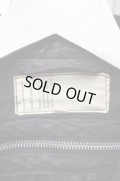 画像6: 【NOZOMI ISHIGURO ノゾミイシグロ】サークルジップレザーライダースジャケット (6)