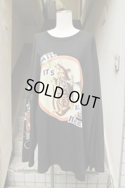 画像6: 【KIDILL キディル】Red Scare Long Sleeve T-shirts グラフィックプリント長袖カットソー (6)