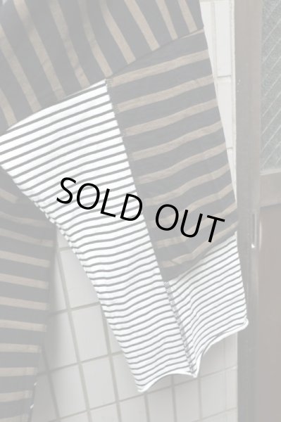 画像5: 【KIDILL キディル】Chaos Oversize T-shirts Border レイヤー切替デザインカットソー (5)