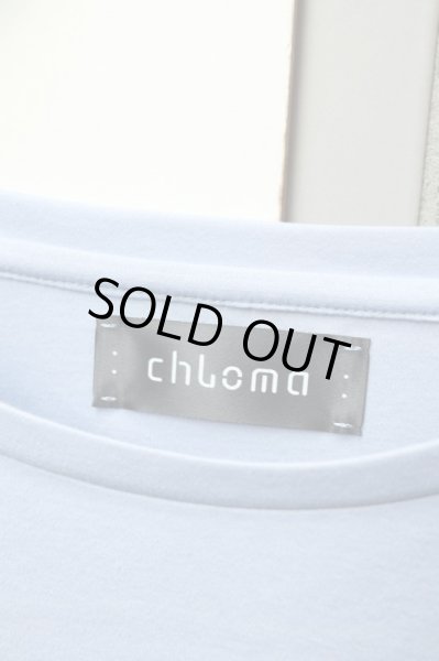 画像5: 【chloma クロマ】プリントロングスリーブTシャツ "connect" / babyblue (5)