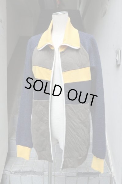 画像6: 【NOZOMI ISHIGURO tambourine ノゾミイシグロ タンバリン】切替デザインロゴプリントブルゾン (6)