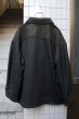 画像2: 【Not by ka na ta ノットバイ カナタ】shokunin jacket ウール地切替デザインワイドジャケット (2)