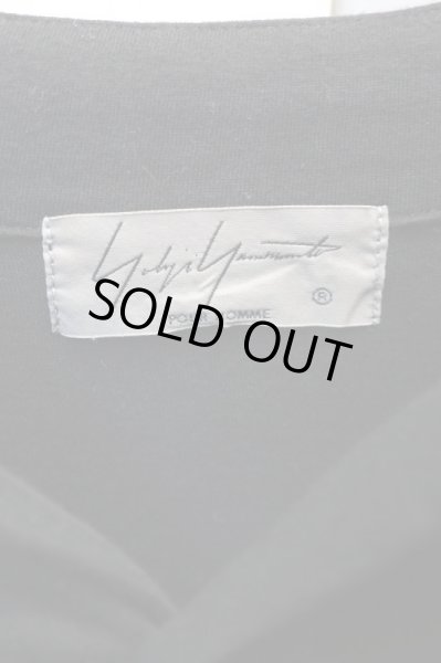 画像6: 【Yohji Yamamoto POUR HOMME ヨウジヤマモト プールオム】血まみれバックプリントスタンドカラーテールロングシャツ (6)