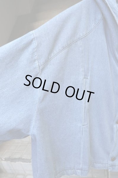 画像3: 【69 us シックスティーナイン】ワイドデニムフードブルゾン (3)