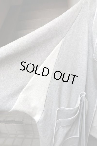 画像3: 【BALMUNG バルムング】ビッグスウェットガウンパーカー グレー (3)