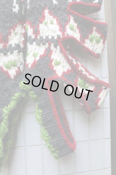 画像4: 【NOZOMI ISHIGURO Haute Couture ノゾミイシグロ オートクチュール】変形デザイン柄ニットパンツ (4)