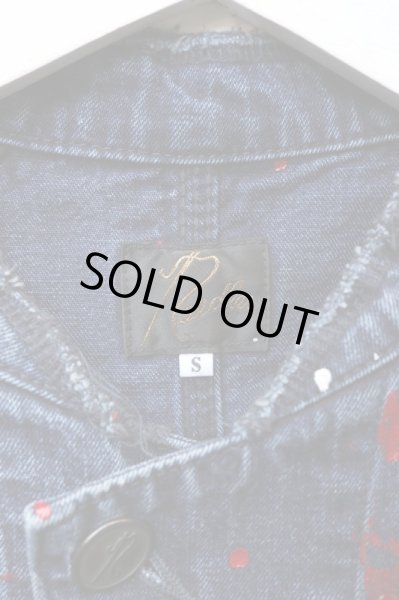 画像6: 【NEEDLES ニードルズ】Chore Coat 10oz Denim / Paint ペイントカバーオールデニムジャケット (6)