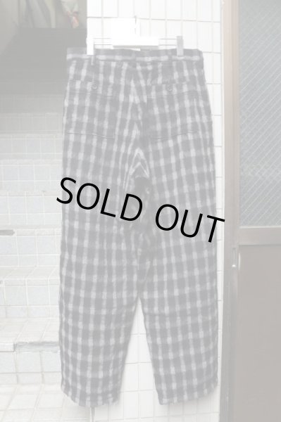 画像2: 【Y's for men ワイズ フォーメン】ウール地チェック柄ワイドパンツ (2)