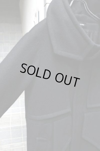 画像3: 【chloma クロマ】ネンドロイドコート ブラック (3)