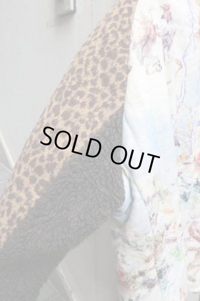 画像4: 【JUVENILE HALL ROLLCALL ジュベナイル ホール ロールコール】鳥葬柄切替ノーカラー中綿ブルゾン (4)